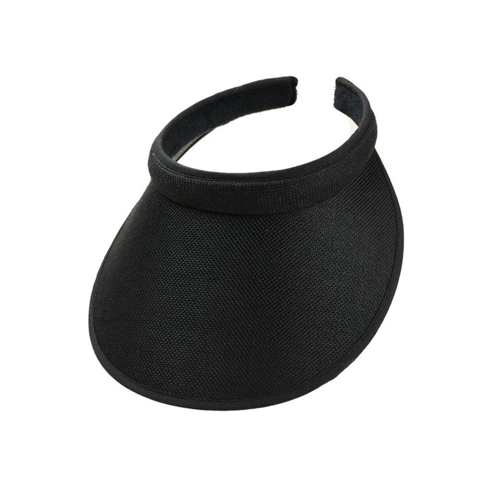 SlipOn Visor Sunhat for Adult and Kid Cloth Covered Twill