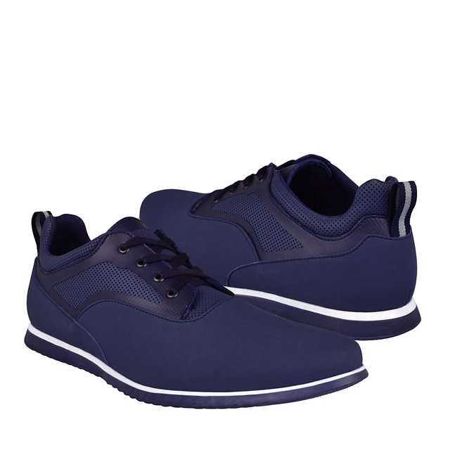 Zapatos casuales Stylo para hombre suede marino 12001 Stylo 12001