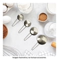 thumbnail image 4 of Set de Tazas Medidoras Mainstays Acero Inoxidable 4 Piezas, 4 of 4