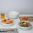 thumbnail image 4 of Towallmark 8 Inch 6 Pack Pasta Bowls, Salad Bowls, Porcelain Bowls Set, Microwave and Dishwasher Safe Ceramic Serving Bowls for Dinner Soup Noodles, White, 4 of 6