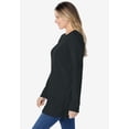 thumbnail image 3 of Woman Within Plus Size Crewneck Ultra Soft Sherpa Sweatshirt, 3 of 6