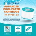 thumbnail image 3 of Hurricane Filters HF-TYPES1-02 Advanced Pool Filter Replacement, (2 Pack), 3 of 5