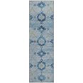 thumbnail image 2 of Addison Rugs Mayfield Washable Transitional Open Field,ornate Blue Runner Rug, 2'3" x 7'6", 2 of 5