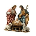 thumbnail image 3 of Figura de Belén, figura coleccionable de Jesús, escultura religiosa, conjunto de figuras de Natividad para regalo, exhibición en el hogar y oficina, 3 of 8