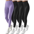 thumbnail image 1 of Pack 4 Colores Leggins Faja Termicos Afelpados Unitallas Yoga, 1 of 5