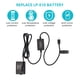thumbnail image 2 of Batería ficticia PD Cable USB tipo C a DR-E10 Dummy Battery DC Coupler LP-E10 Reemplazo para Canon EOS Rebel T7 T6 T5 T3 Kiss X50 X70 EOS 1100D 1200D 1300D 1500D 2000D Andoer Batería ficticia, 2 of 6
