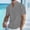 Gray, variant on WIZUTIZ Cotton Linen Henley Shirt for Men Short Sleeve Hippie Casual Vacation Beach T-Shirts with Chest Pocket