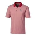 thumbnail image 2 of Men's Cutter & Buck Red Gonzaga Bulldogs Big & Tall Forge Tonal Stripe Stretch Polo, 2 of 3