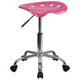 thumbnail image 2 of Scranton & Co Tabouret de Bar Réglable avec Base en Chrome Rose, 2 of 4