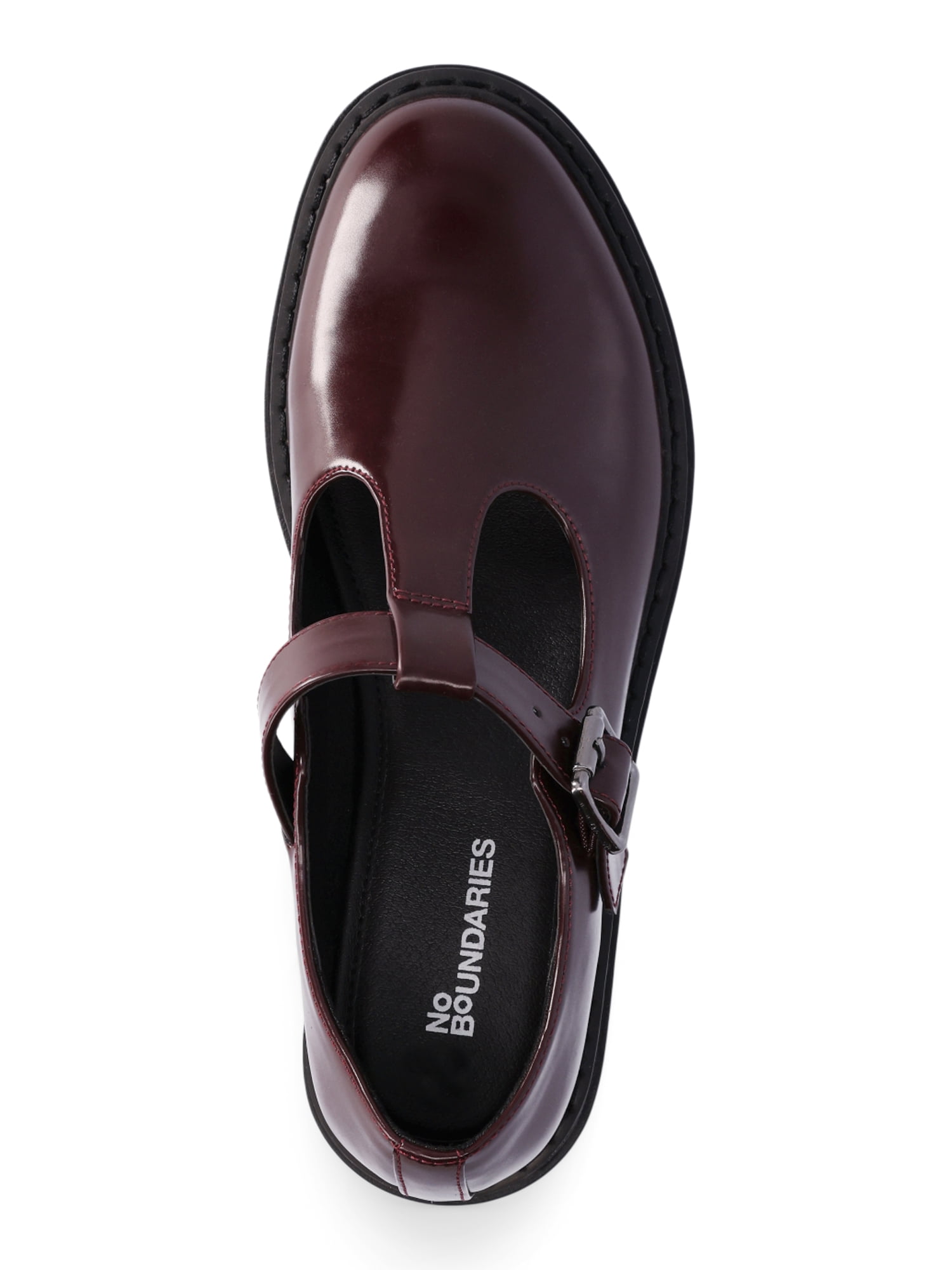 No Boundaries T-Strap Mary Jane Shoes, Womens
