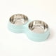 thumbnail image 3 of Double Pet Bowls Dog Food Water Feeder Stainless Steel Pet Drinking Dish Feeder Cat Puppy Feeding Supplies Small Dog Accessories ShopWise Round, 3 of 8