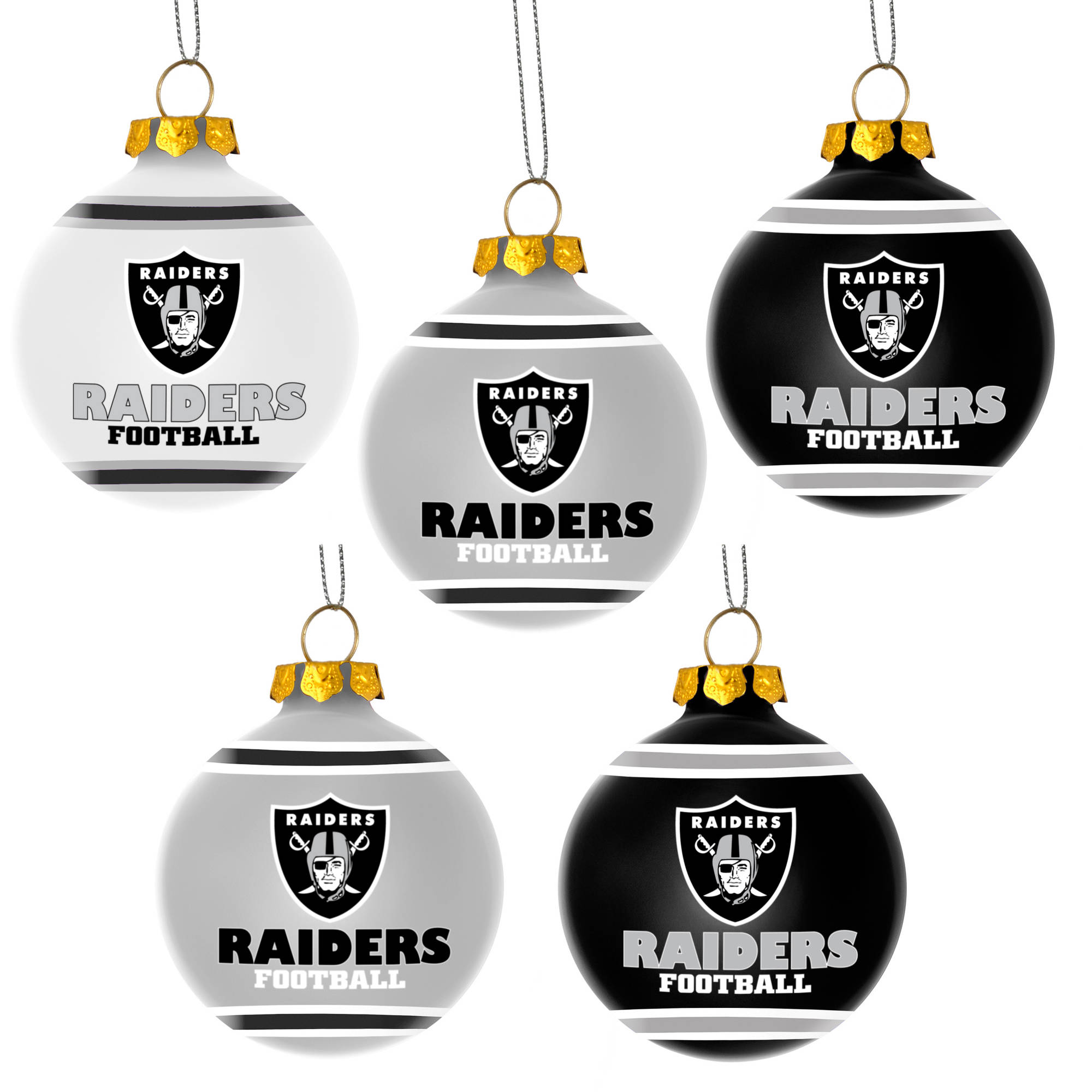 Oakland Raiders Christmas Ornament, Christmas Raiders Ornament, Raiders Tree Ornament
