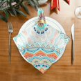 thumbnail image 2 of Coolnut Retro and Elegant Bohemia Cloth Napkins Set of 1, Durable Printed Washable Table Napkins for Valentines, Weddings, Dinners Parties Home Decor, 20 x 20 Inch Washcloth Gift, 2 of 7