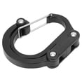 thumbnail image 2 of Aluminum Alloy Carabiner Clip,Outdoor Aluminum Alloy Carabiner Luggage Carabiner Hook Shape Carabiner Ultra Responsive, 2 of 14