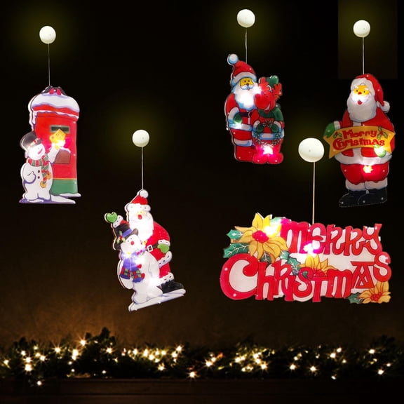 Christmas String Lights, Battery-Operated for Mantel, Stair Railing and Indoor Holiday Decor, Flexible Low-Heat Decorative Lighting, Red