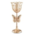 thumbnail image 1 of DOLITY European Metal Art Candle Holder Xmas Decor Candlestick Living Room - M M, 1 of 9