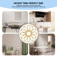 thumbnail image 3 of Wall Mirror, Rust  45cm Dia Rattan Mirror Round Delicate  for Entryway, 3 of 8