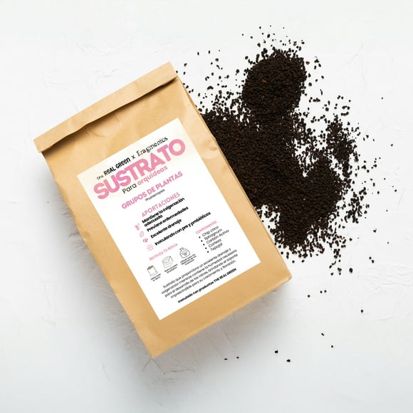 Sustrato Premium para Orquídeas - Enriquecido con Nutrientes - The Real Green