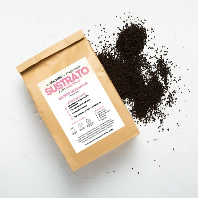 Sustrato Premium para Orquídeas - Enriquecido con Nutrientes - The Real Green