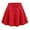 Red, variant on Girls Casual Summer Skirt with Bow Solid Color Athletic Tennis Skirt Clothes
