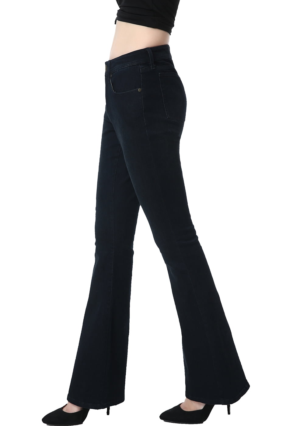 super stretch flare jeans