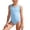 c-1060Blue643, variant on MEZZALL Children Girls One-Pieces Monokini Swimsuit Solid Color Toddler Bathing Summer Beachwear For Kids Holiday Swimwear Bathing Suit