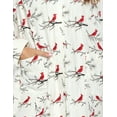 thumbnail image 5 of Casual Nights Women's Floral Snap Front Flannel Duster Long Sleeve Lounger Dress, 5 of 5