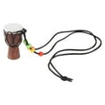 thumbnail image 4 of GRJIRAC Mini Djembe Percussion African Hand Drum Pendant Bongo Gift Classic Gift for Children Kids Learning Instrument Gift, 4 of 14