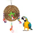 thumbnail image 2 of Parrot Chewing Toy Round Grass Woven Hanging Bird Chew Toy Parrot Rattan Ball, 2 of 10