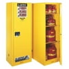 JUSTRITE 895400 Sure-Grip EX Flammable Safety Cabinet, 54 Gal., Yellow