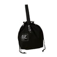 thumbnail image 1 of Bolsa de con cordón de lonchores bolsas para fugas de fugas aisladas bento bolsas de almacenamiento de bolsas para la escuela de trabajo de Negro, 1 of 8