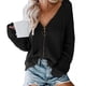 thumbnail image 1 of Suéter con capucha para mujer, suéter tipo cárdigan con capucha para mujer, suéter holgado con cremallera y capucha, cárdigan con capucha para mujer, confiable y duradero, 1 of 6