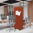 thumbnail image 3 of DECOLAB Freestanding Room Screen Partition, Portable Wall Dividers for Home, Education, Office, 29"x65", Sunrise, 3 of 8