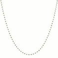 thumbnail image 1 of 14K White Gold Coffee Brown Diamond Briolette Necklace 24 Inch, 1 of 1