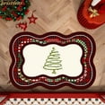 thumbnail image 5 of Honeeladyy 1 PC Christmas Door Mat Outdoor, Xmas Welcome Mat for Front Door, Christmas Non Slip Holiday Doormat Indoor Entryway Floor Rug for Entrance Outside Home, 23.62"x15.74", 5 of 6