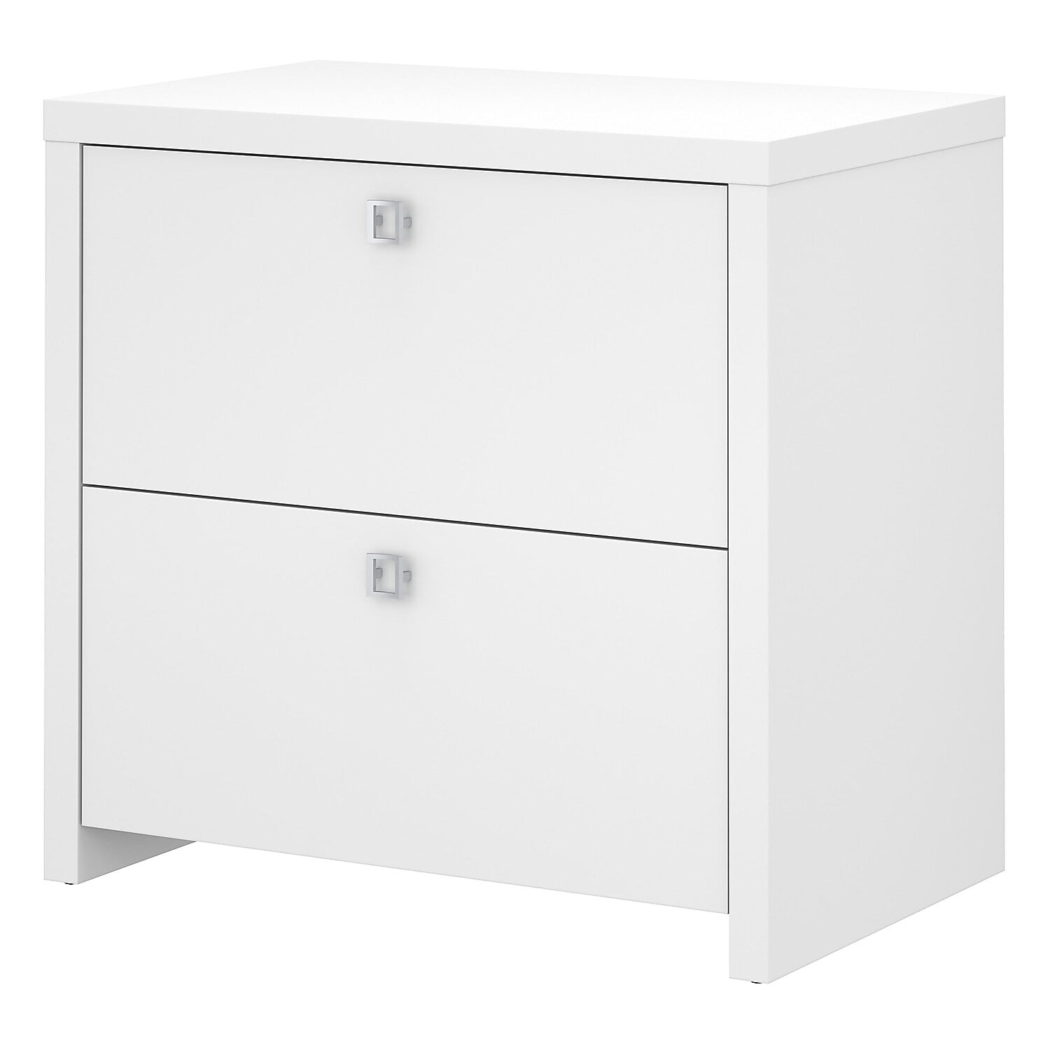 Office by kathy ireland Echo 3 Drawer Mobile File Cabinet in Pure White 