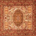 thumbnail image 1 of Ahgly Company Indoor Square Persian Orange Traditional Area Rugs, 3' Square, 1 of 1