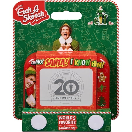 Etch A Sketch Pocket Elf Special Edition Original Magic Screen Kids Travel Toy Drawing Toys for Boys & Girls Ages 3+