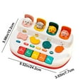 thumbnail image 3 of ChicYu Baby Multifunctional Electronic Keyboard Musical Enlightenment Toy with Sounds and Melodies Helping Baby’s Musical Interest and Auditory Perception, 3 of 6