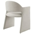 thumbnail image 6 of Side Dining Chair Armchair, Gray, Fabric, Bar Pub Cafe Bistro Dining Kitchen Hospitality Restaurant, Modern Contemporary, HB37565, 6 of 9