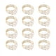thumbnail image 2 of Juego de 12 Anillos de Servilletas de Perlas Doradas para Bodas Anillos de Servilletas para Mesa de Cena Anillos de Hebillas de Servilletas de Perlas, 2 of 5