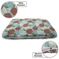 thumbnail image 3 of Valentines Day Pet Bed, Romantic Roses of Love with Stained Glass Effect Abstract Garden, Chew Resistant Pad for Dogs and Cats Cushion with Removable Cover, 24" x 39", Multicolor, by Ambesonne, 3 of 4