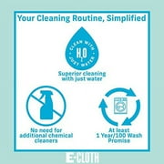 E-Cloth Glasses Cloth, Premium Microfiber Cleaning Cloth, Washable and Reusable, 100 Wash Guarantee, 3 Pack
