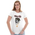 thumbnail image 3 of Funny Thug Life Troll Face Meme Women's T Shirt Ladies Tee Brisco Brands X, 3 of 5