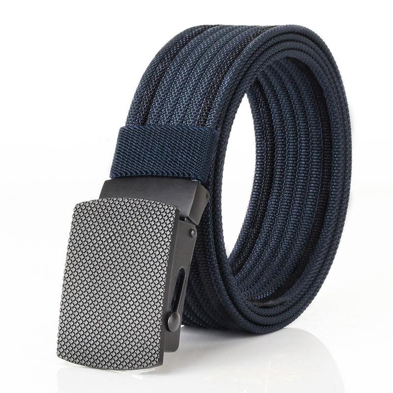Men Belt Military Canvas Nylon Belts Tactical Outdoor Belt with Metal Buckle NEW
