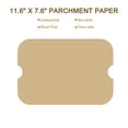 thumbnail image 3 of 100pcs Air Fryer Parchment Paper Liners, Rectangular Perforated Parchment Paper, Steamer Liner Oven Brown, 3 of 4