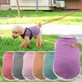 thumbnail image 3 of YUEHAO Pet Vest for Dogs, Dog Striped Shirts Pet Striped Shirts Puppy Striped Apparel Dog Clothes Colorful Pet T Shirts Pet Vest with 6 Colors Dog Vest for Small Medium Large Dogs (Purple, L), 3 of 8