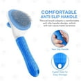thumbnail image 5 of Cat Brush with Release Button - Effective Hair Removal Tool for Indoor Pets with Long or Short Hair, Say Goodbye to Loose Fur and Tangles, 5 of 7