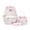 #A01-Pink, variant on Chinese Ink Wash Bamboo Backpack Set for Women, 4 Piece School Bag with Lunch Box Pencil Case, Lightweight Oxford Cloth Travel Rucksack for College High School Students, Green