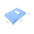 thumbnail image 2 of unbranded 2Ud Apilable De Plástico PP Color Surtido Caja Organizadora Para Documentos De Oficina, 2 of 6